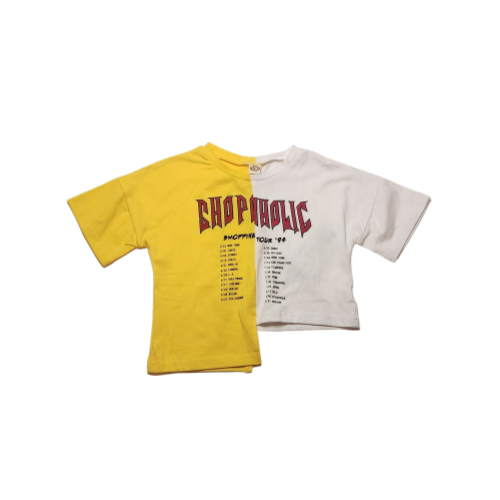 Shopaholic Crop Tee