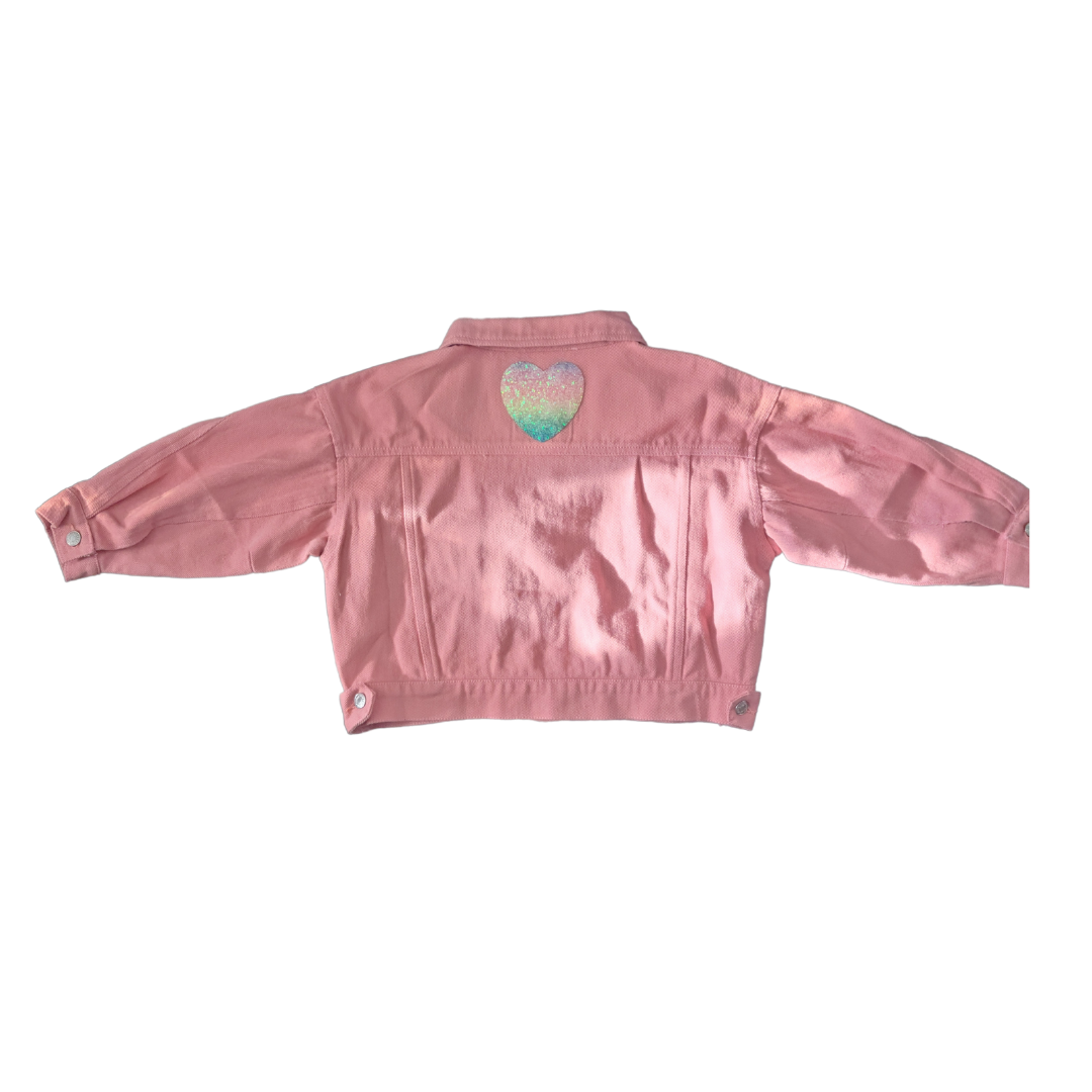 Pink Denim Jacket - LNDKIDS