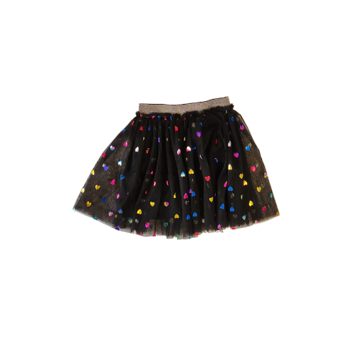 Colorful Heart Tutu Skirt