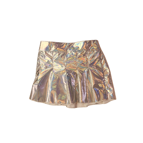 Metallic Silver Skirt