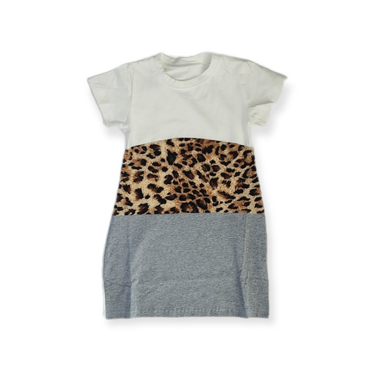 Leopard Colorblock Dress - LNDKIDS