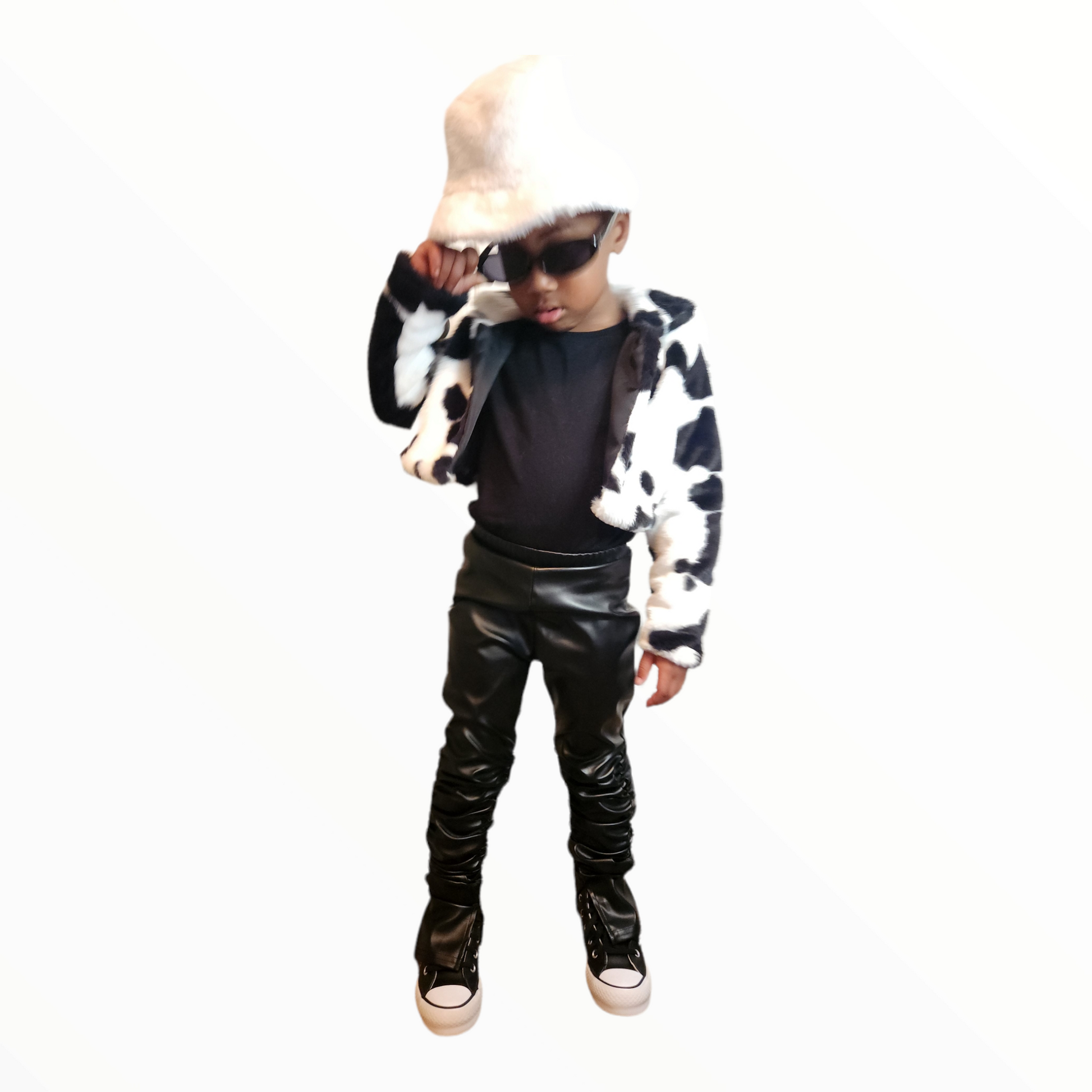 Leather Ruched Pants - LNDKIDS