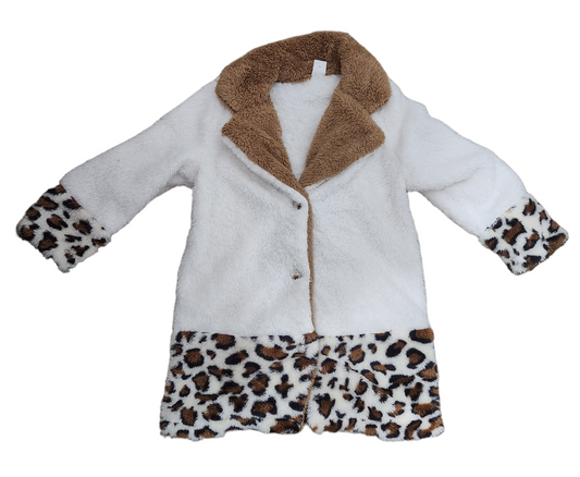 Leopard Teddy Coat - LNDKIDS