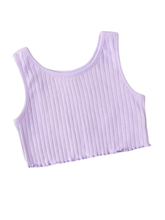 Lettuce Trim Tank Top - LNDKIDS